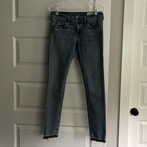 Rag & Bone Dre Low Rise Skinny Jeans 27 Kingston Light Blue